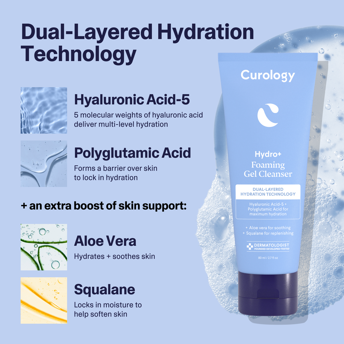 Hydro+ Foaming Gel Cleanser - US 0890